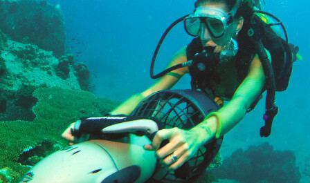 PADI Diver Propulsion Vehicle (DPV) Diver PADI Diver Propulsion Vehicle (DPV) Diver